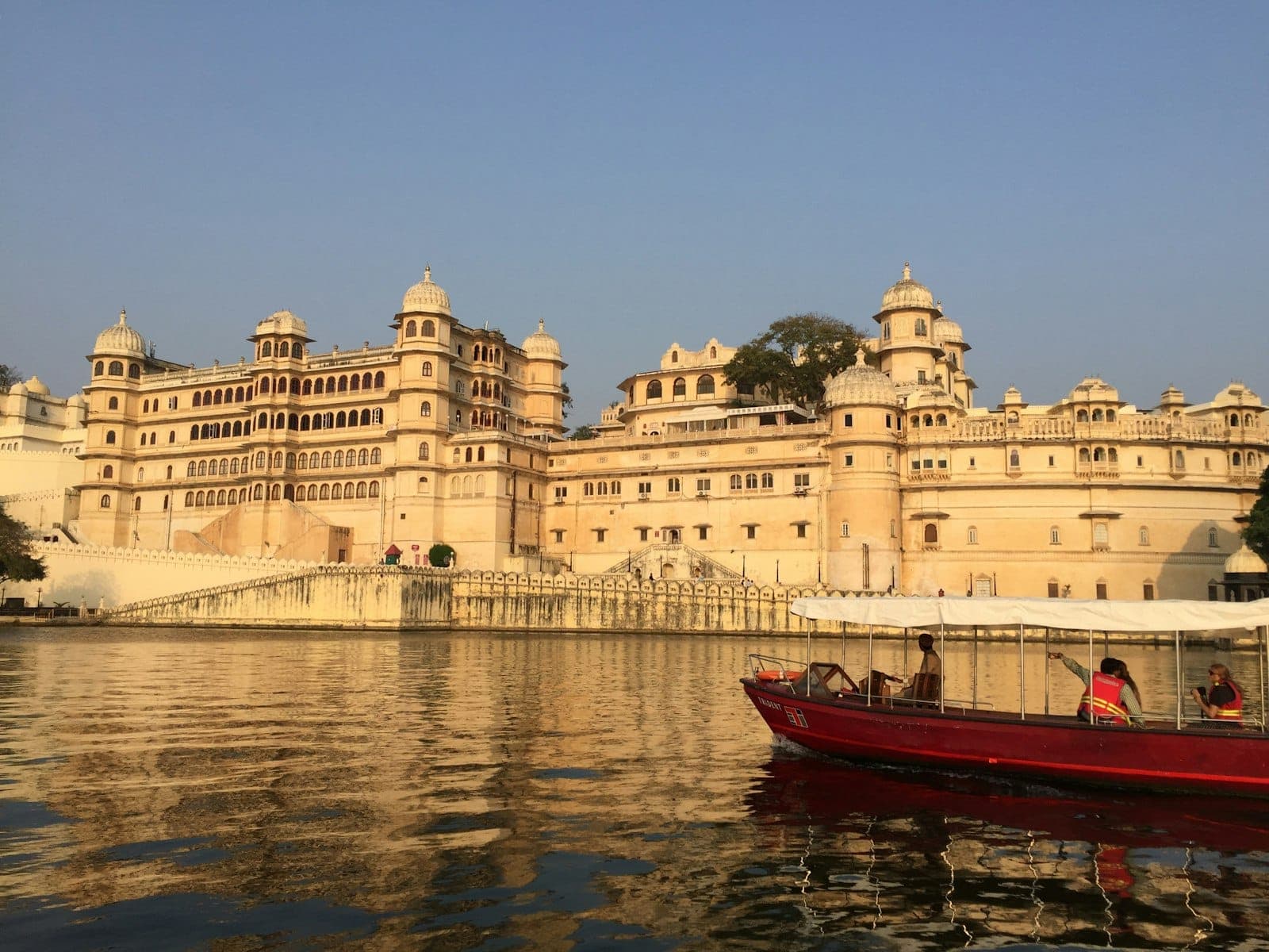 City Palace rising above Lake Pichola, Udaipur